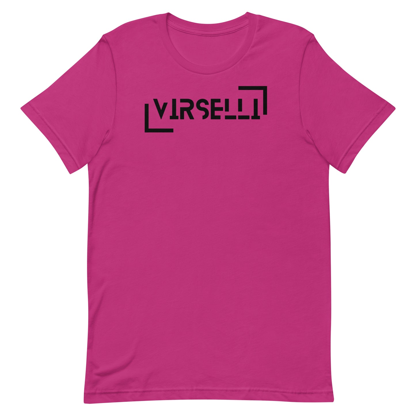 Virselli Black Cut Tee - Virselli Couture