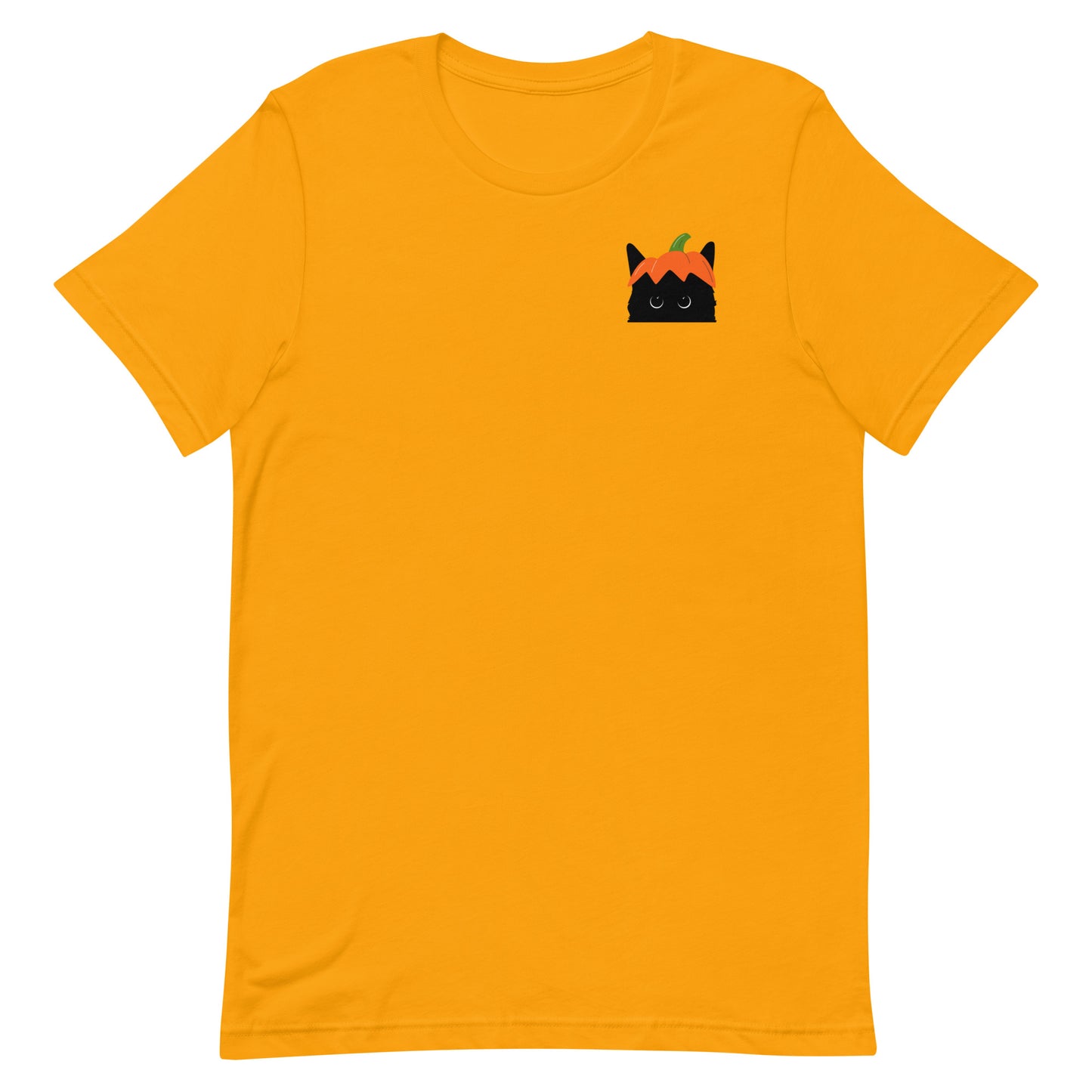 Virselli Cat Pumpkin Hat T-shirt